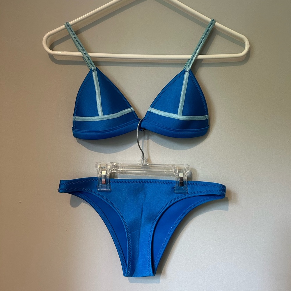 Blue TRIANGL bikini set
